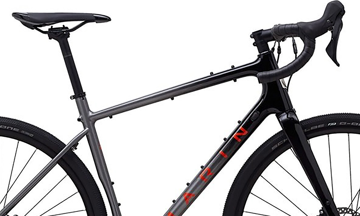 Фотографія Велосипед Marin HEADLANDS 1 28" розмір S 2021 Чорно-сірий 7