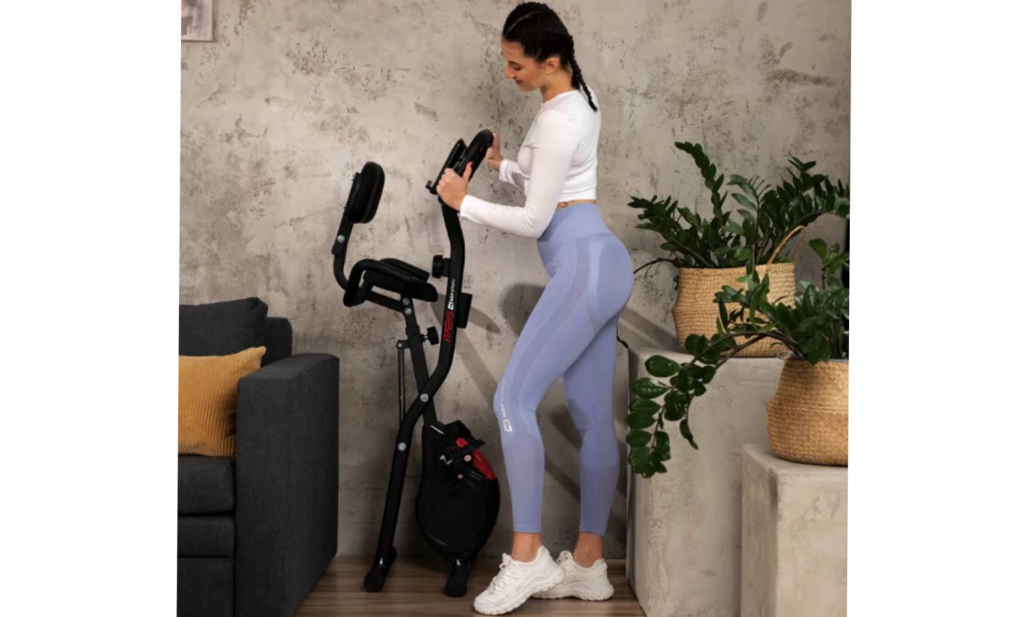 Велотренажер Hop-Sport HS-3030X Apeks X-Bike чорний 3