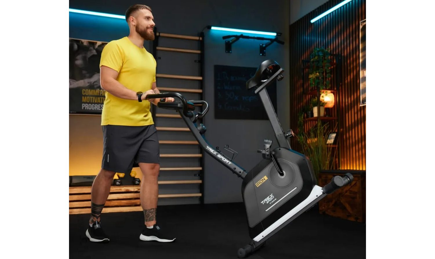 Велотренажер Trex Sport TX-500MB IRON магнітний чорний 12