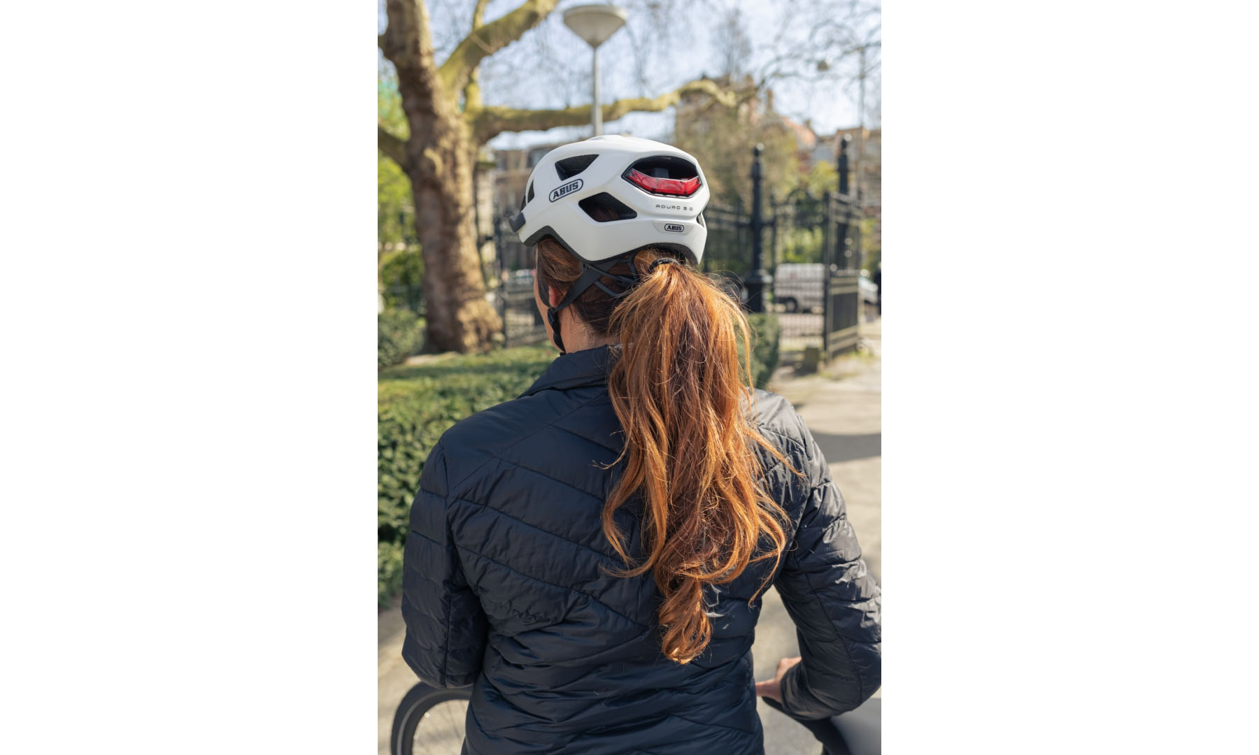 Велошлем ABUS ADURO 3.0 polar white размер L (58-62 см), белый 2