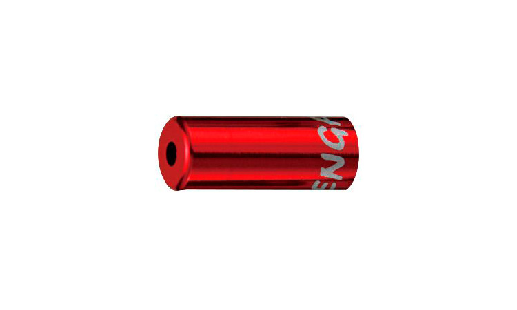 Фотографія Ковпачок Bengal CAPD6BK на сорочку перемикання передач, алюміній, кол. анодування, сумісний з 4-мм сорочкою (4.7x4.2x22.5) (50шт), червоний 