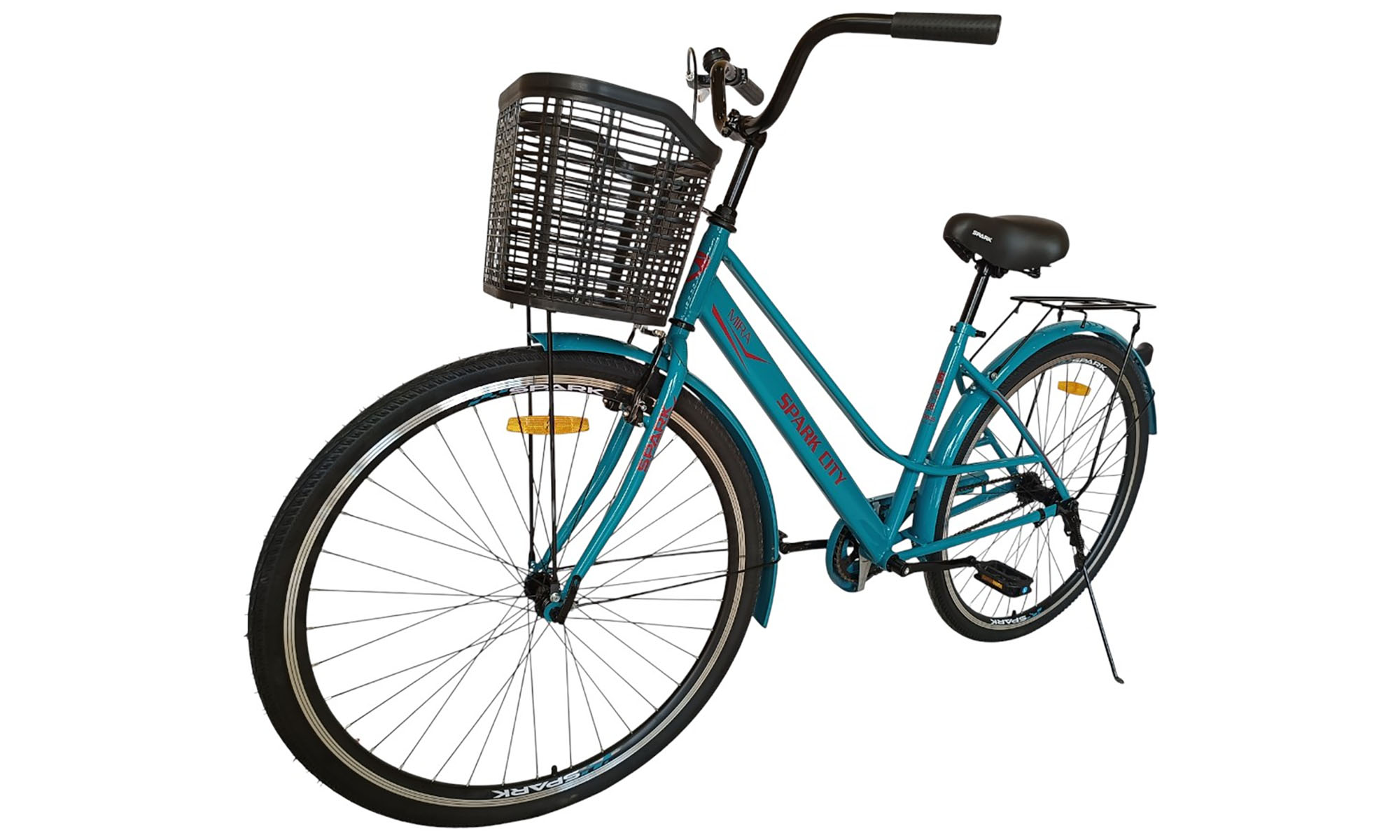 Велосипед SPARK CITY MIRA 28", размер M, рама - 18", год 2026, бирюзовый 5