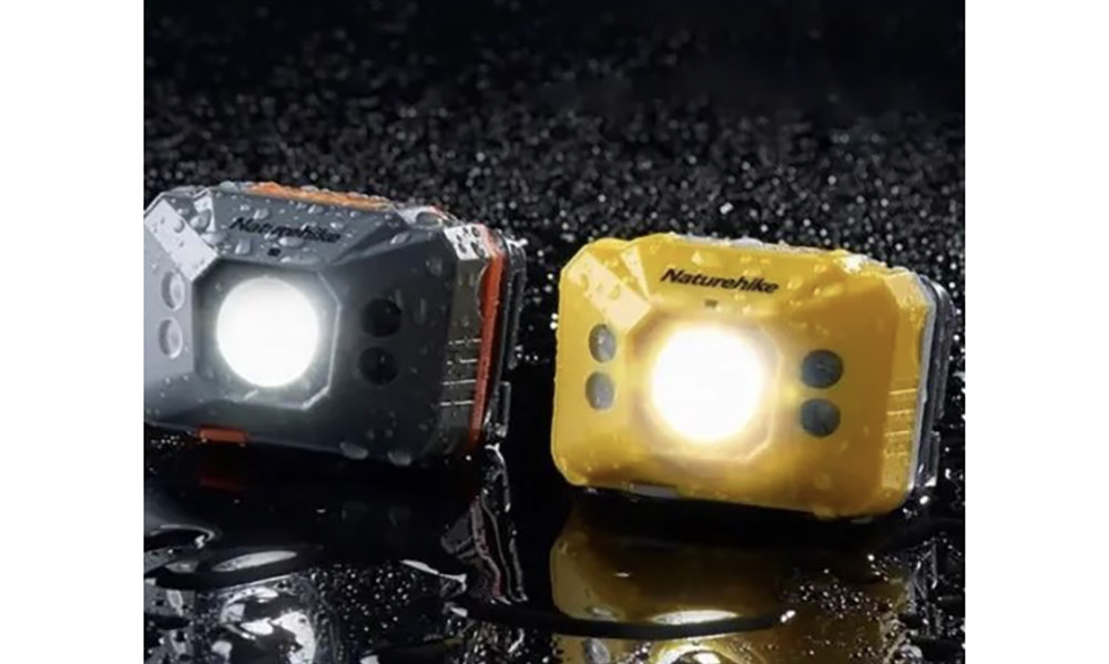 Ліхтар налобний Naturehike NH SD-02 1200mAh NH17G025-D, сірий 3