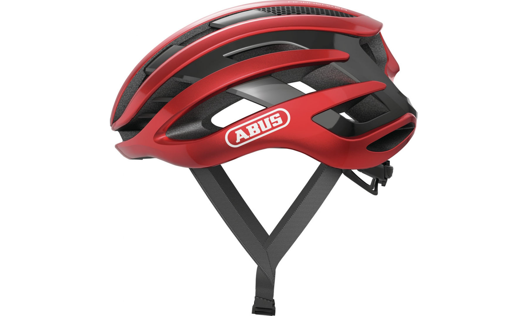 Велошлем спортивный ABUS AIRBREAKER performance red, размер M (52-58 см), красный 