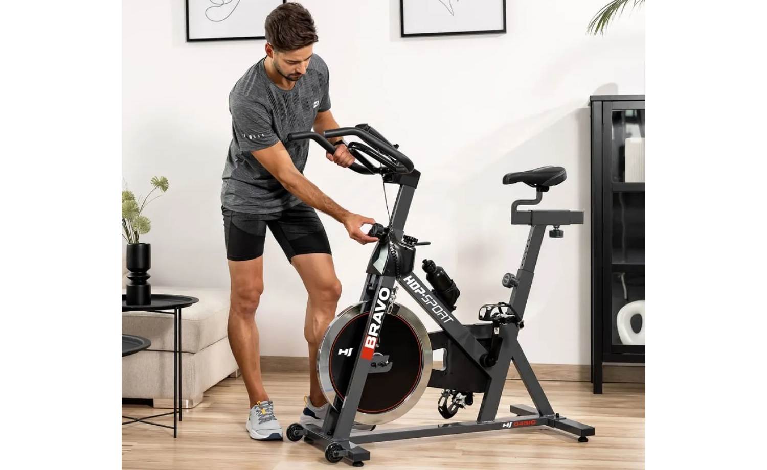 Спинбайк Hop-Sport HS-045IC Bravo черный 11