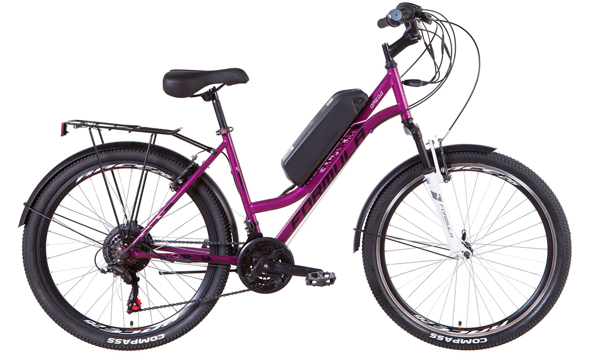 Електровелосипед 26" Formula OMEGA 26" 350W+PAS 8.8 Ah (2021) 2021 Фіолетовий 2