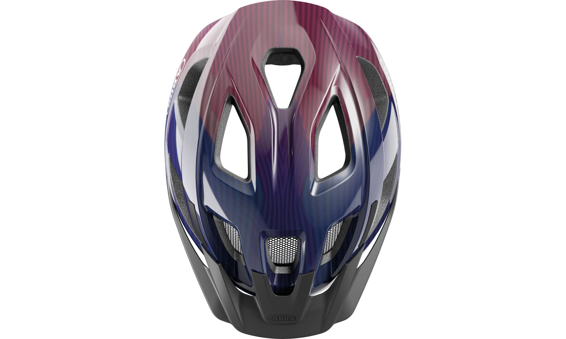 Велошлем ABUS ADURO 3.0 purple waves, размер M (52-58 см), фиолетовый 4