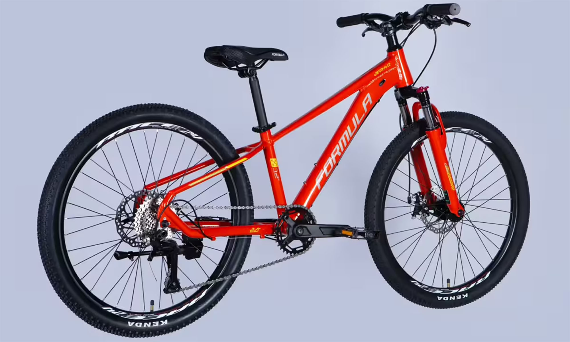 Велосипед Formula ZEPHYR 3.0 DD CS 24", размер XXS, рама-12", год 2026, оранжевый 3
