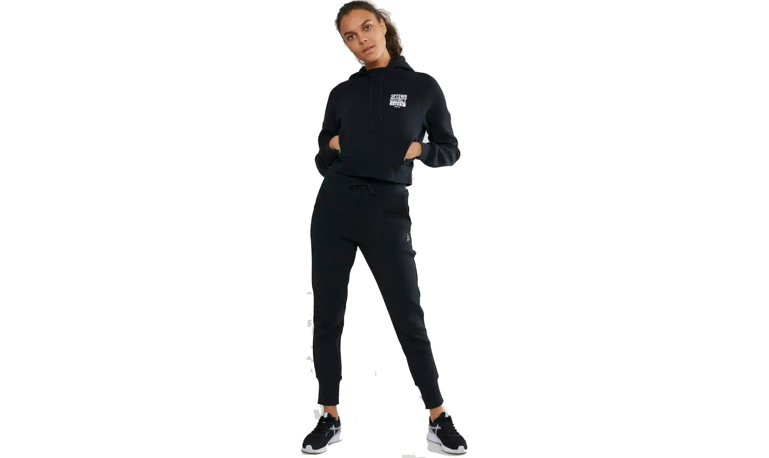 Худи Craft District Hoodie женская, размер XS, сезон SS 19, черный 7