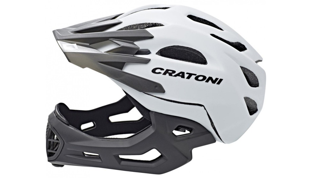 Фотография Шлем для велосипедиста Cratoni C-Maniac  размер S/M (52-56 см) Черно-белый