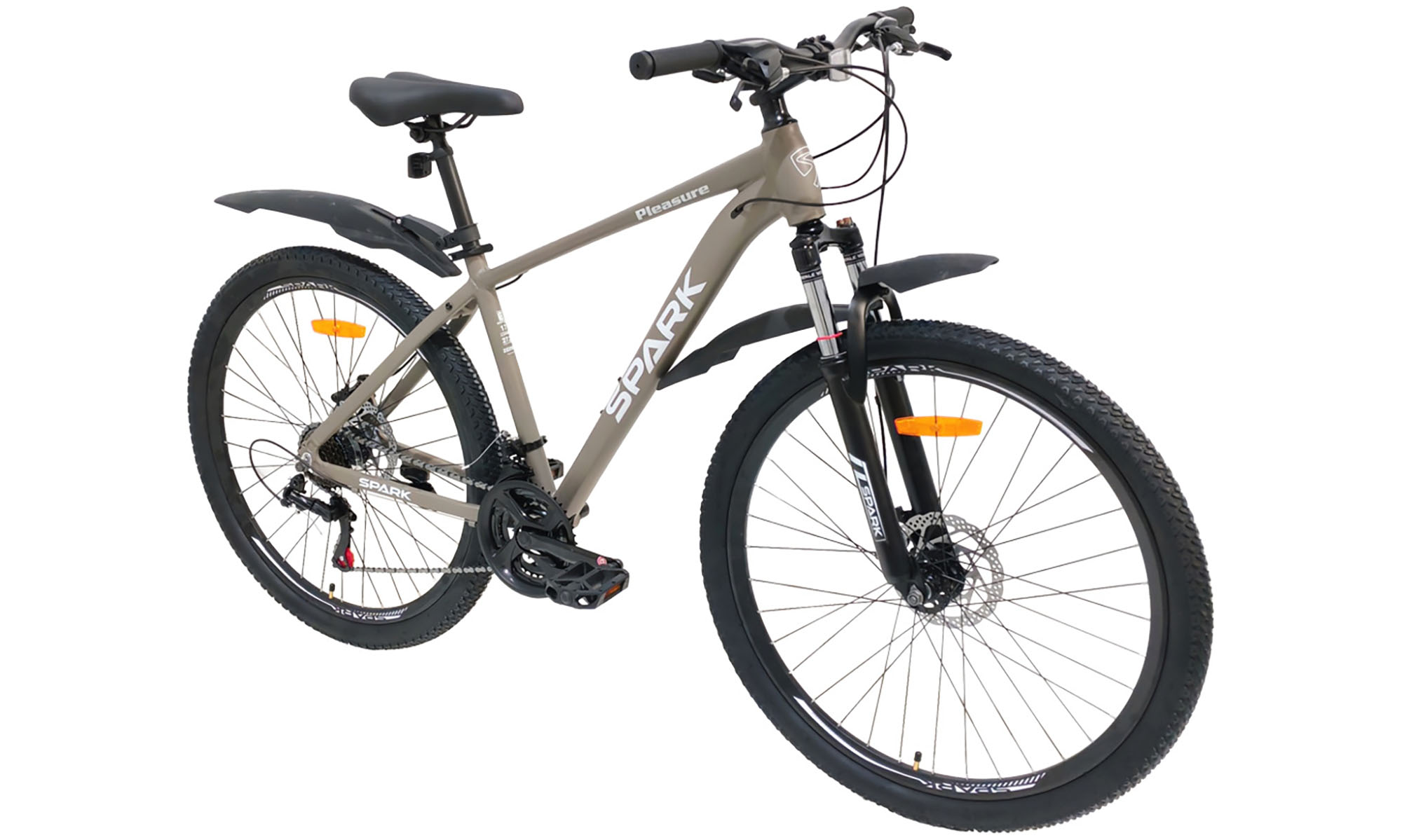 Велосипед SPARK PLEASURE 27,5", размер M, рама 17", 2025, коричневый 4