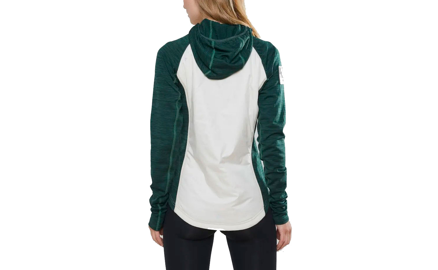 Куртка Craft Polar LT PD Midlayer женская, размер XS, сезон AW 19, бело-зеленый 3