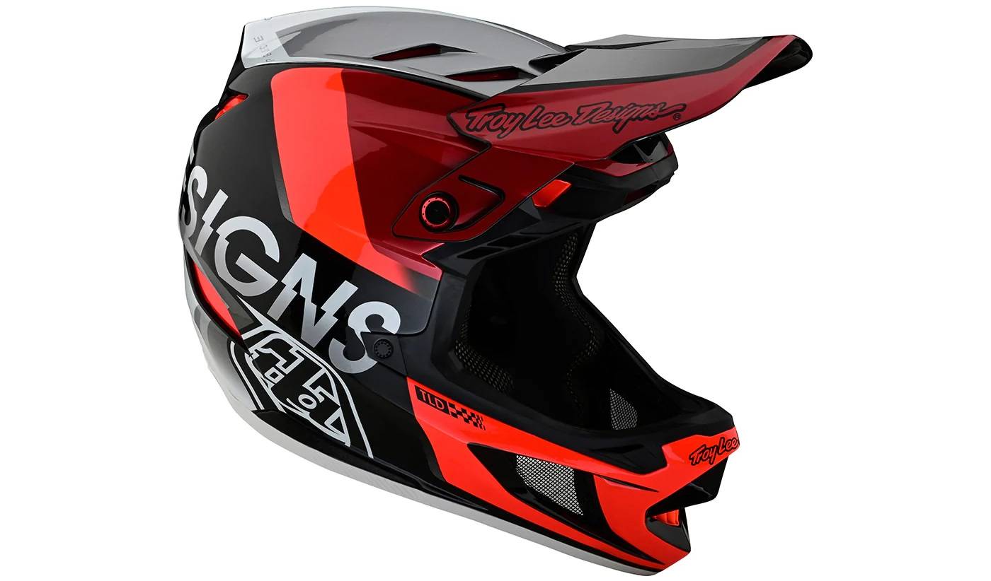 Вело шлем TLD D4 COMPOSITE размер XL (60-62 см) Qualifier Silver/Red 3