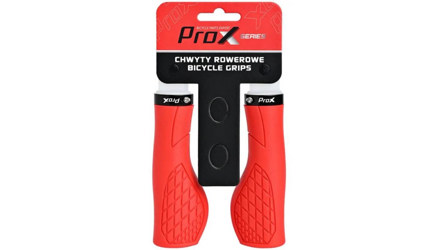 Грипсы ProX GP-35 Ergo Lock 130 мм красный 2