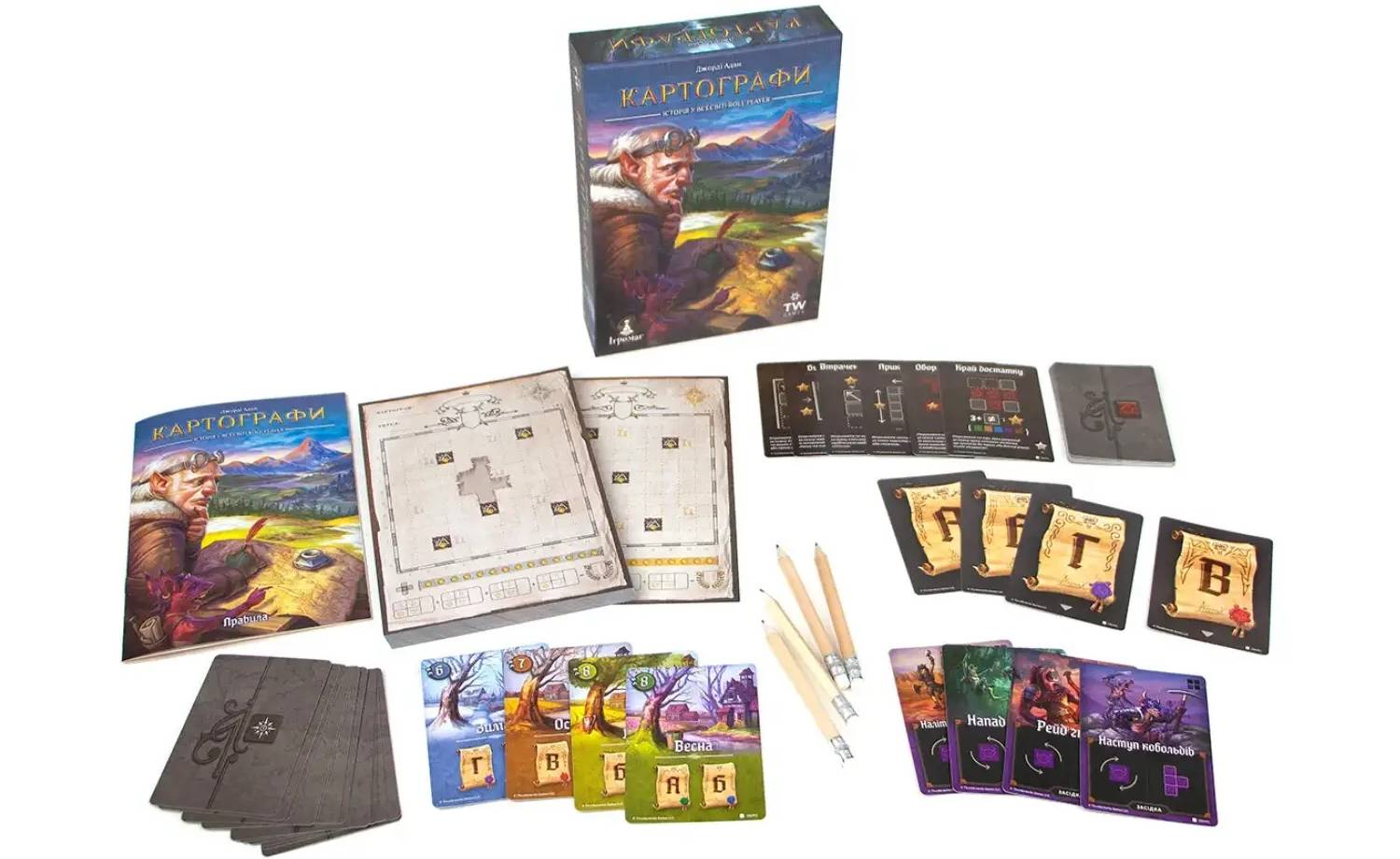 Настольная игра Картографы (Cartographers) 5 Настольная игра Картографы (Cartographers) 5