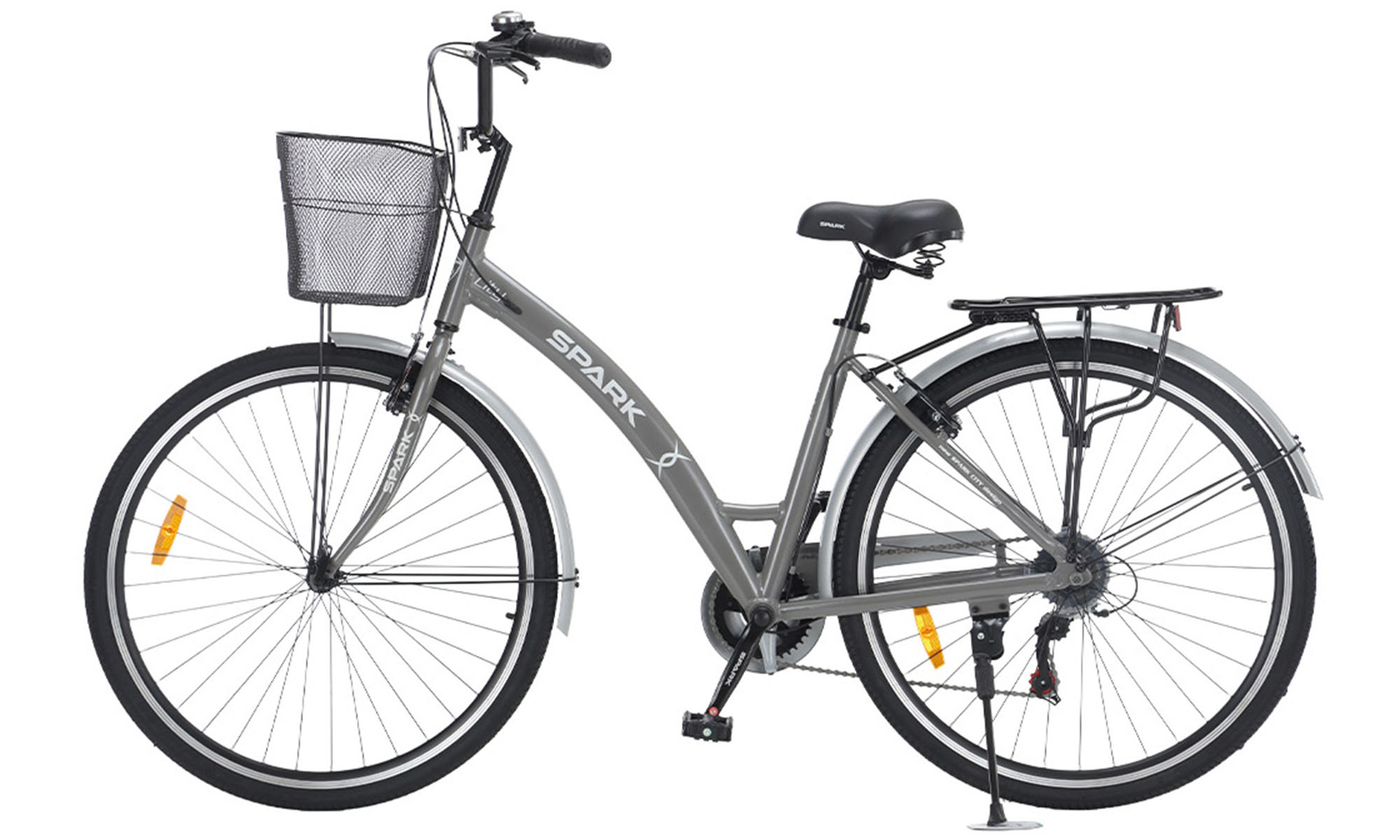 Велосипед SPARK CITY REINE 28", размер L, рама 18", год 2026, серый 4 Велосипед SPARK CITY REINE 28", размер L, рама 18", год 2026, серый 4