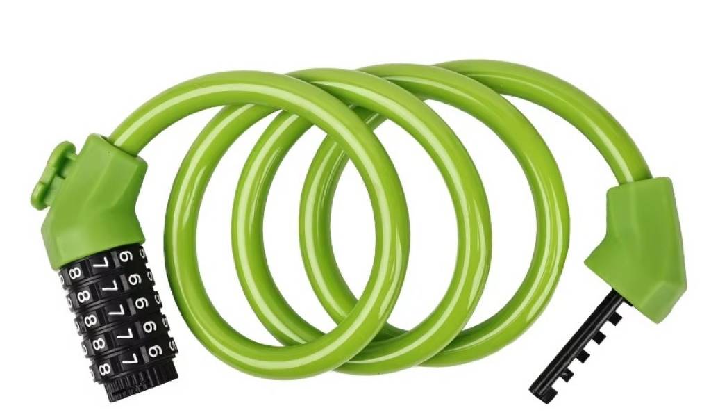 Фотография Замок кодовый EsLNF Anti-Theft 12х120 мм зеленый