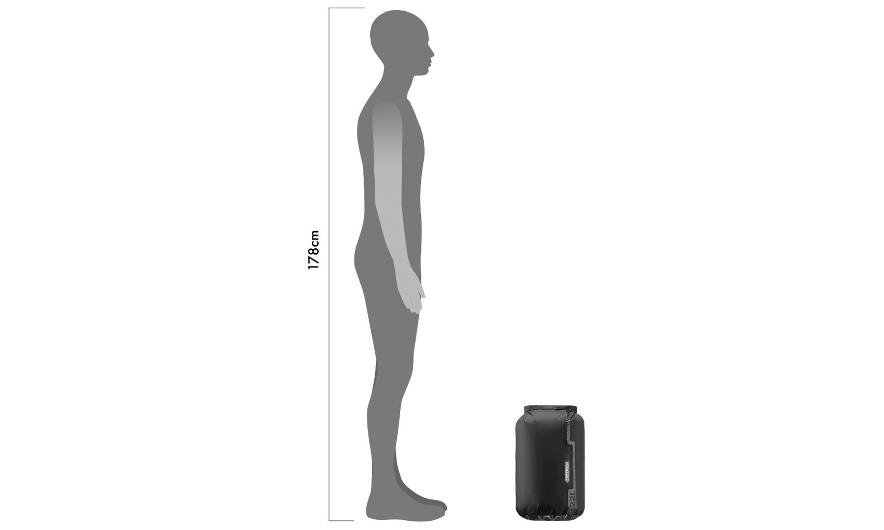 Драйбег Ortlieb Dry Bag Light чорний 22 л 2