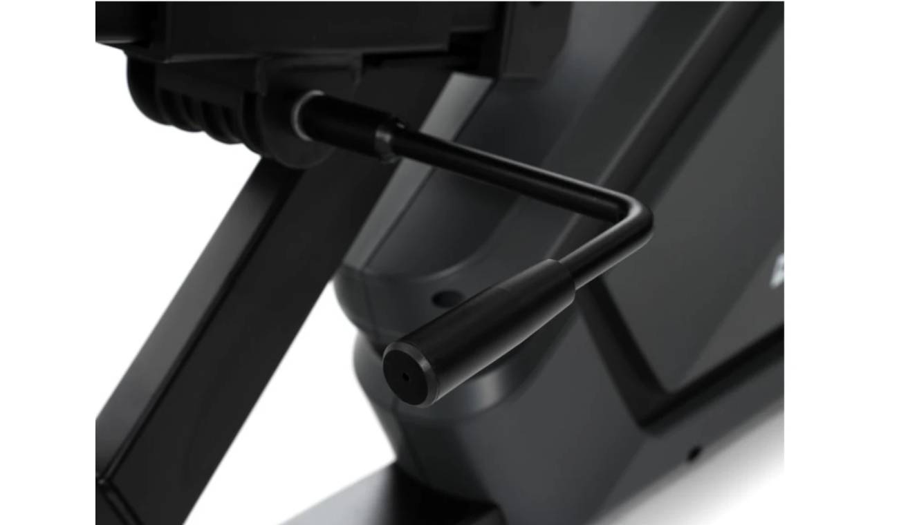 Горизонтальный велотренажер Hop-Sport HS-120L Ravel чорно-зеленый + мат 7