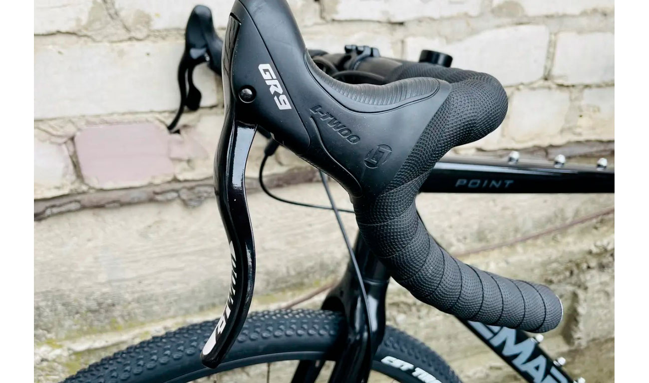 Велосипед DeMARCHE Gravel Point 1х11 28" розмір S 2022 Чорний глянець 7