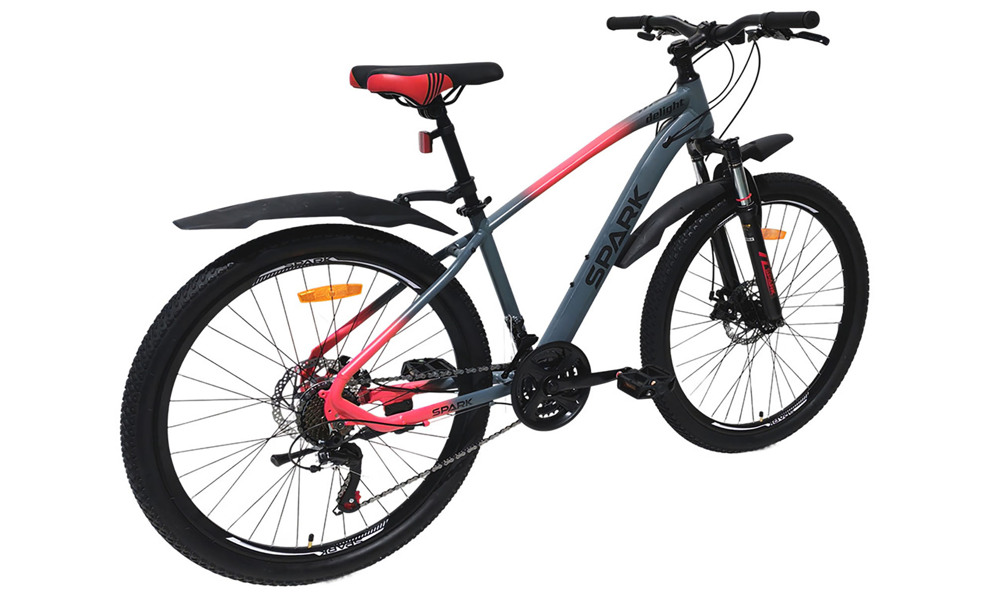 Велосипед SPARK DELIGHT 26", розмір S, рама 15", 2025, сірий з рожевим 2 Велосипед SPARK DELIGHT 26", розмір S, рама 15", 2025, сірий з рожевим 2