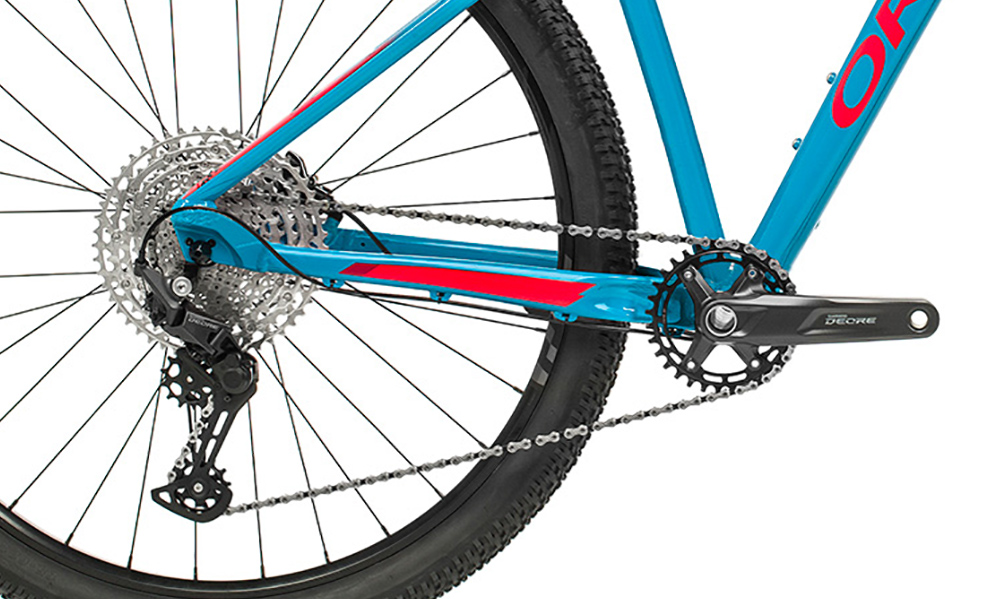 Фотографія Велосипед Orbea MX20 27,5" 2021, розмір М, Синьо-жовтий 5