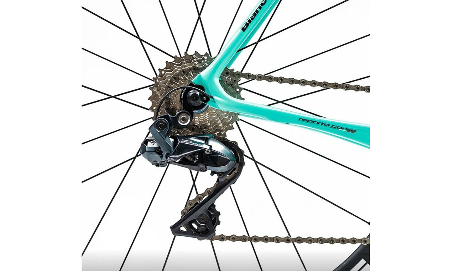 Фотографія Велосипед BIANCHI Specialissima CV Ultegra Di2 11s Stages LR 172.5 53/39 ZAAK 55 B Celeste 57 5