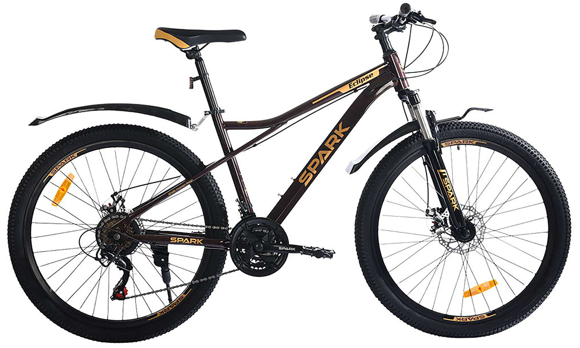 Велосипед SPARK ECLIPSE 26", розмір S, рама 15", рік 2026, темно-коричневий 