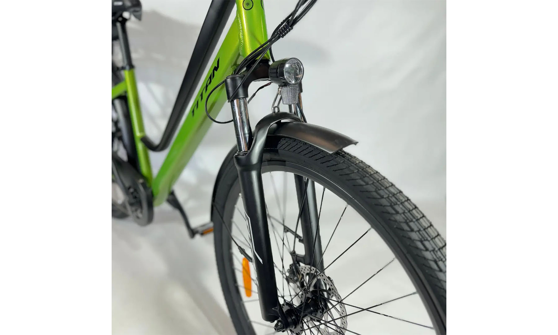 Електровелосипед E-Titan Carte 29" рама M (17") Зелений-Чорний 9