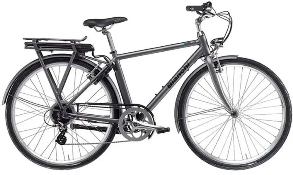 Фотографія Велосипед BIANCHI E-bike E-Spillo Classic VB Altus 8s Metal/Black/Matt 47