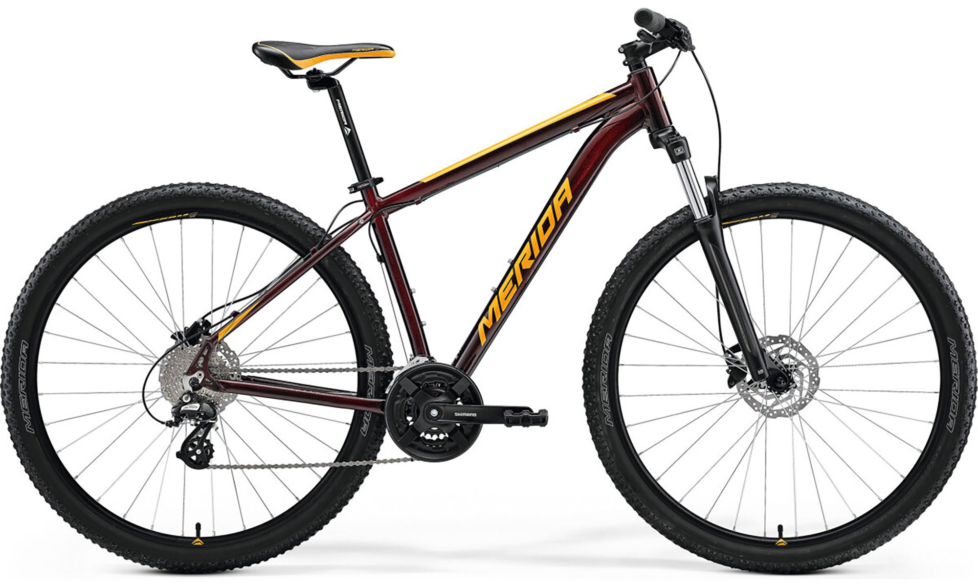 Велосипед Merida BIG.NINE 15, 29", размер L, год 2022, красный 