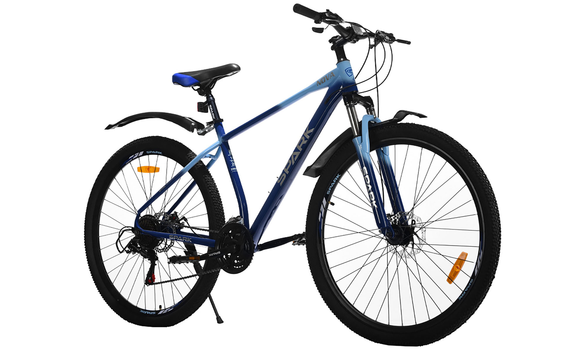 Велосипед SPARK NOVA 29", размер L, рама 19", год 2025, тёмно-синий с голубым 2