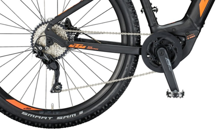 Фотография Электровелосипед KTM MACINA RACE 291 29" (2020) 2020 Черно-оранжевый 3