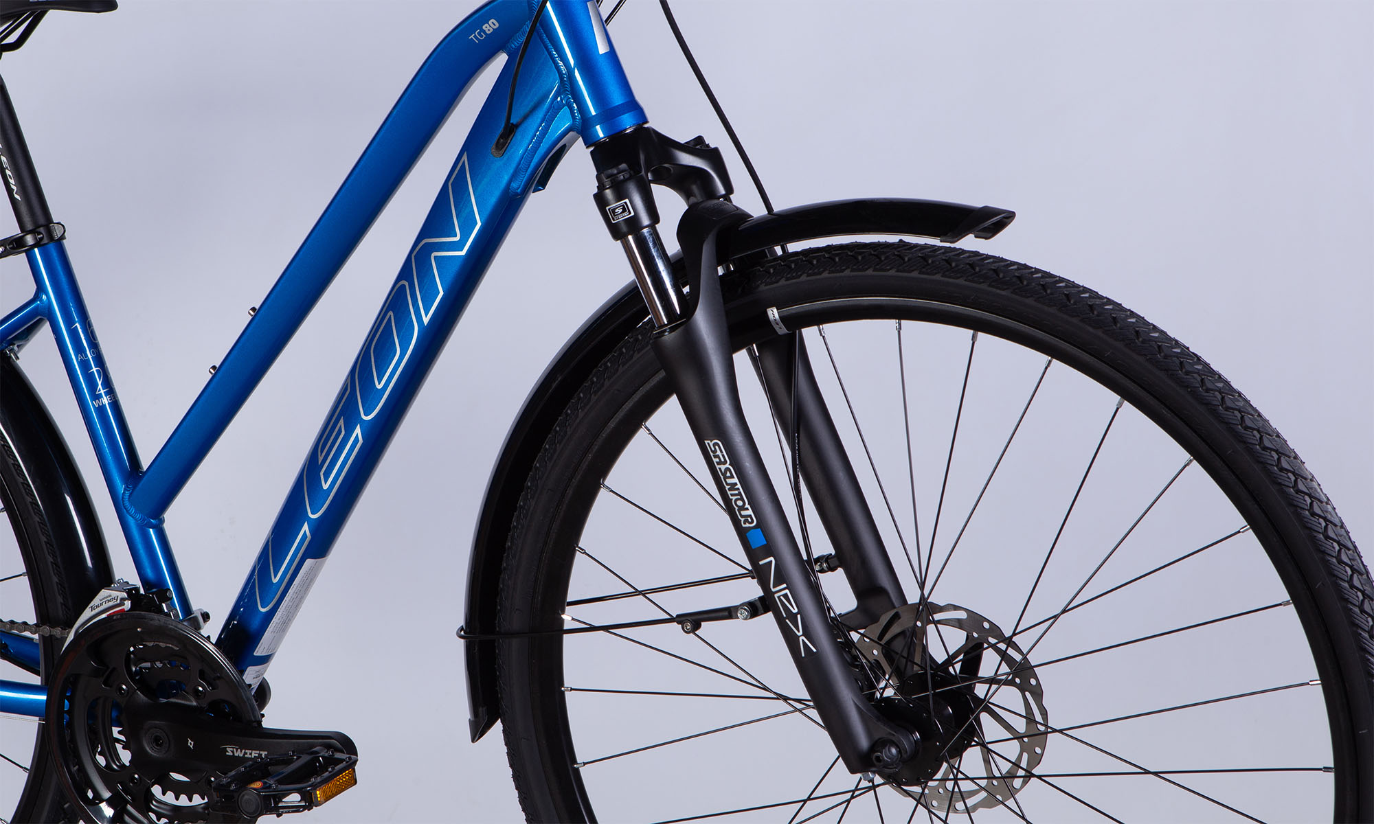 Велосипед AL 28" Leon TG 80 WOMAN DD CS рама-16" синій 2025 3 Велосипед AL 28" Leon TG 80 WOMAN DD CS рама-16" синій 2025 3