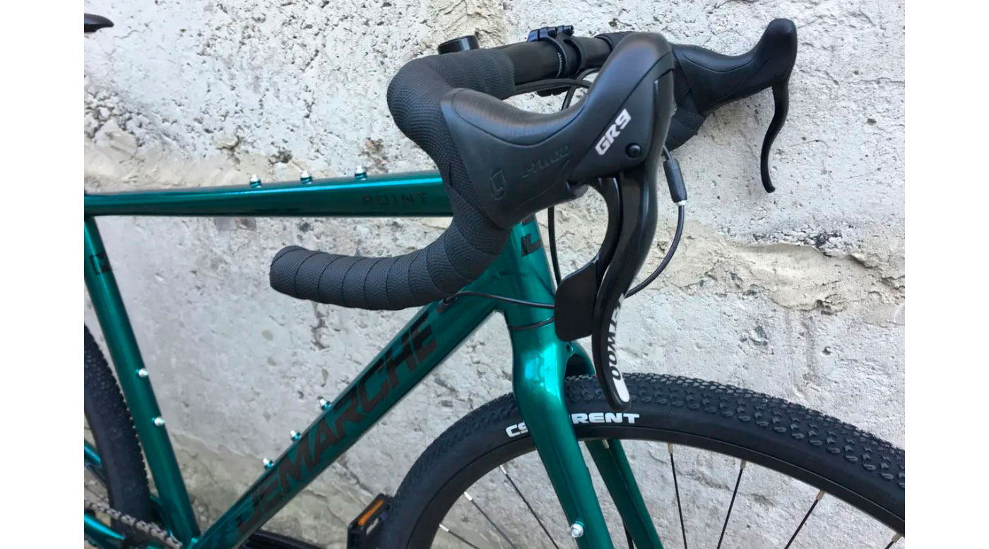 Велосипед DeMARCHE Gravel Point 1х11 28" размер L 2022 Зеленый глянец 3