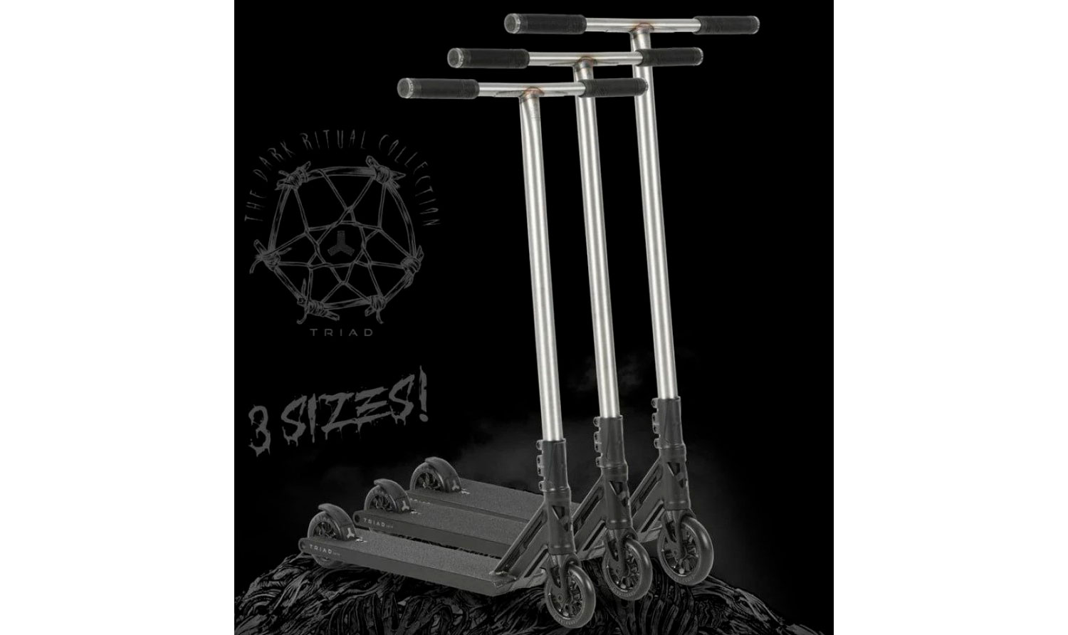 Труковий самокат Triad Cursed 5.5" x 22" 2 Труковий самокат Triad Cursed 5.5" x 22" 2