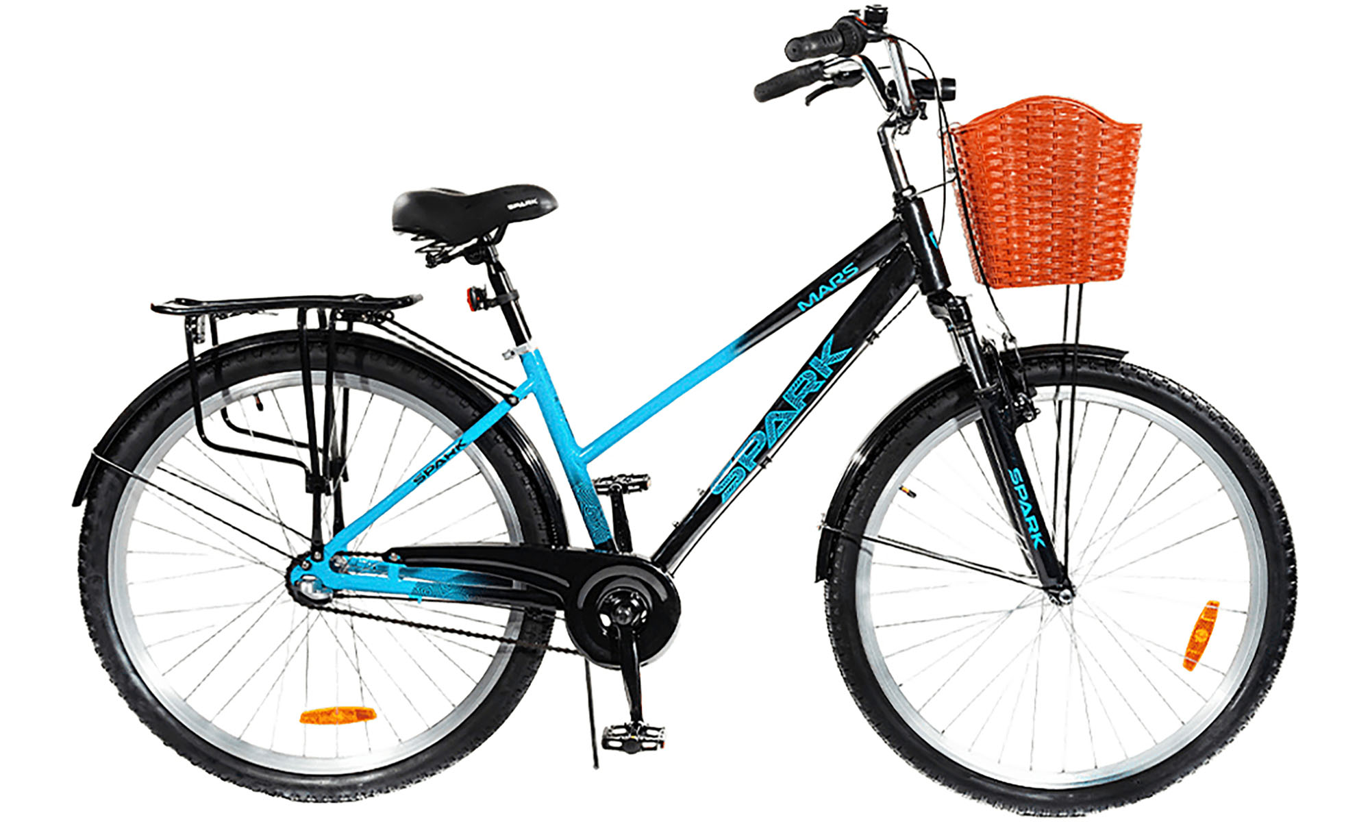 Велосипед SPARK PLANET-3 MARS 28", размер M, рама 17", год 2025, черно-синий 