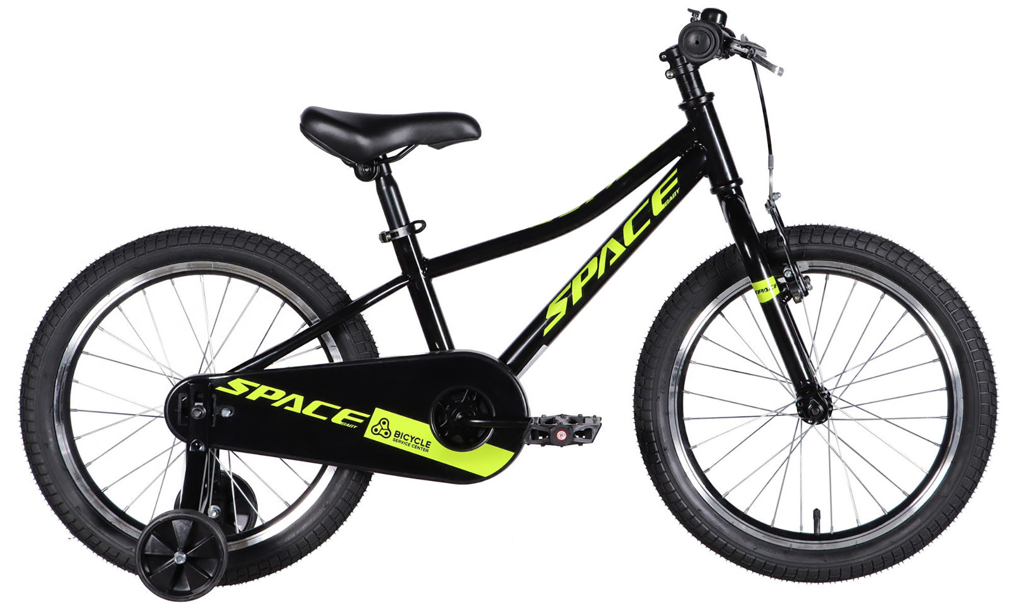 Велосипед SPACE KID PLUTO BH 18", размер XXS, рама-10", год 2026, черный 