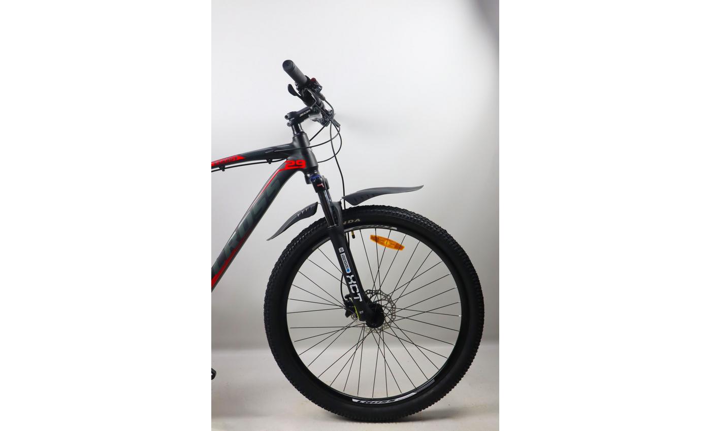Велосипед Cross Egoist V2 29" розмір XL рама 21" 2022 Чорний-Червоний 5