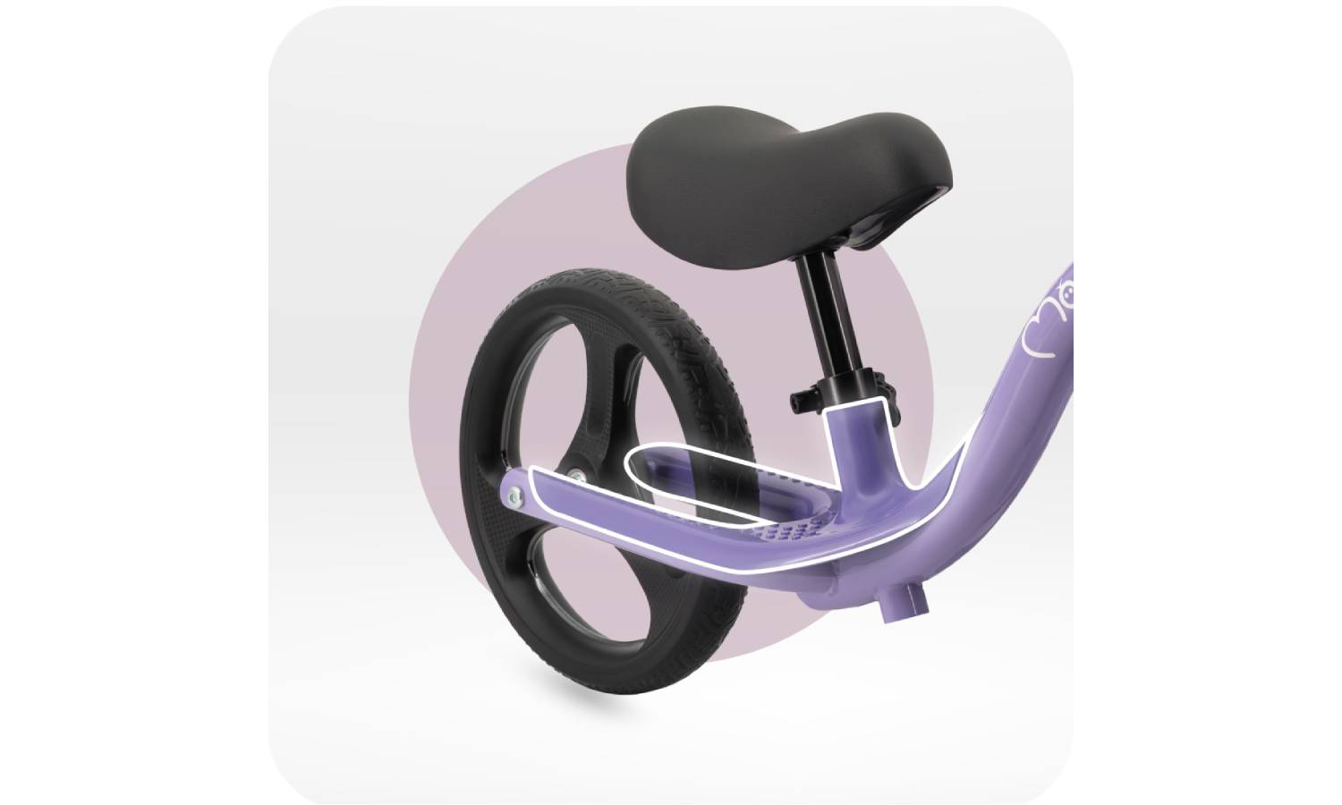 Беговел MoMi ISOKA LED Purple 8