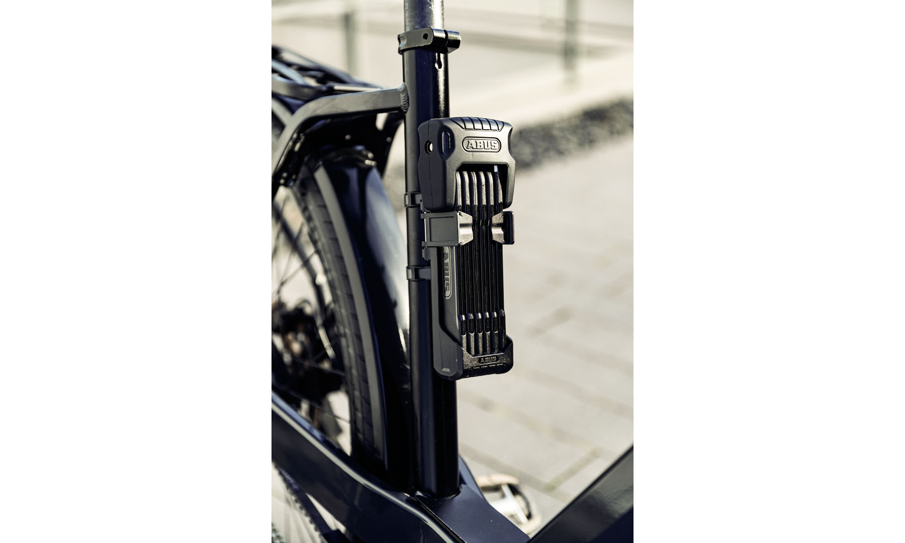 Замок сегментний ABUS 6500K/120 Bordo Granit XPlus Big чорний + кріплення SH 5