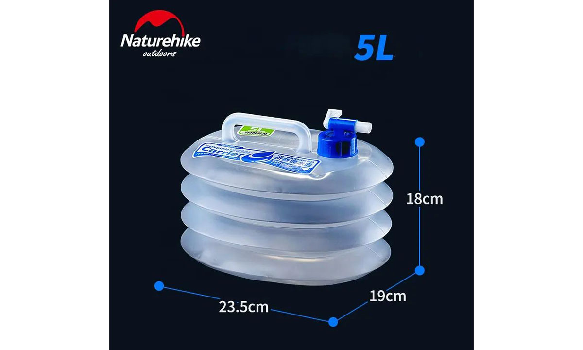Каністра для води складана Naturehike LDPE4 NH14S002-T, 5 л 5 Каністра для води складана Naturehike LDPE4 NH14S002-T, 5 л 5