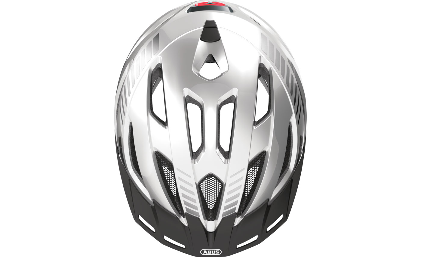 Велошлем ABUS URBAN-I 3.0 Signal Silver размер S (51-55 см), Серебристый 4