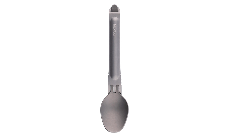 Фотография Столовий прибор NexTool Outdoor Spoon Fork KT5525 серебристый