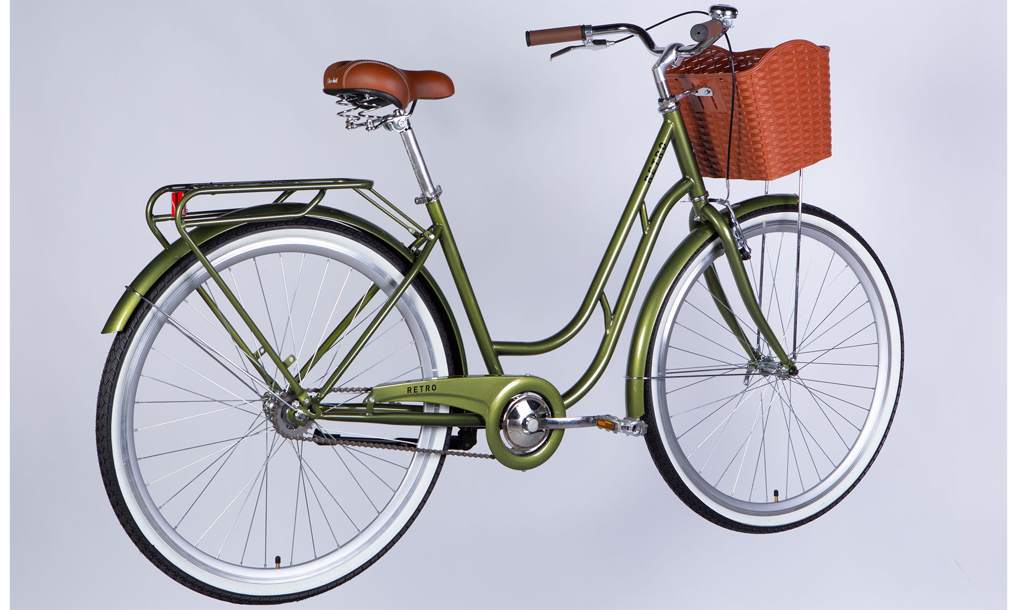 Фотография Велосипед Dorozhnik RETRO Velosteel 28", размер L, рама 19", 2025, зеленый 4