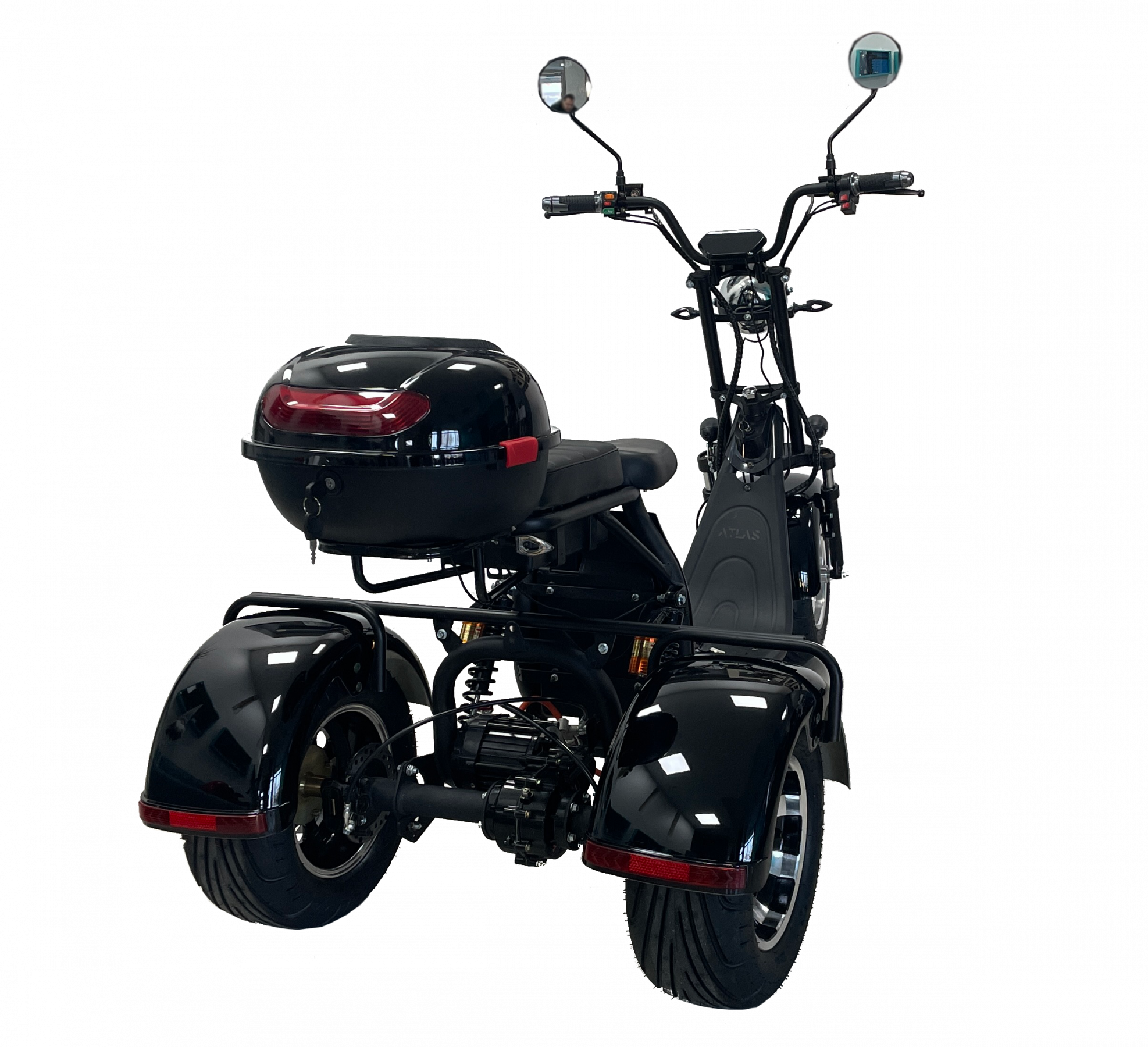 Електроскутер ATLAS Hunter 3000W, Чорний 4
