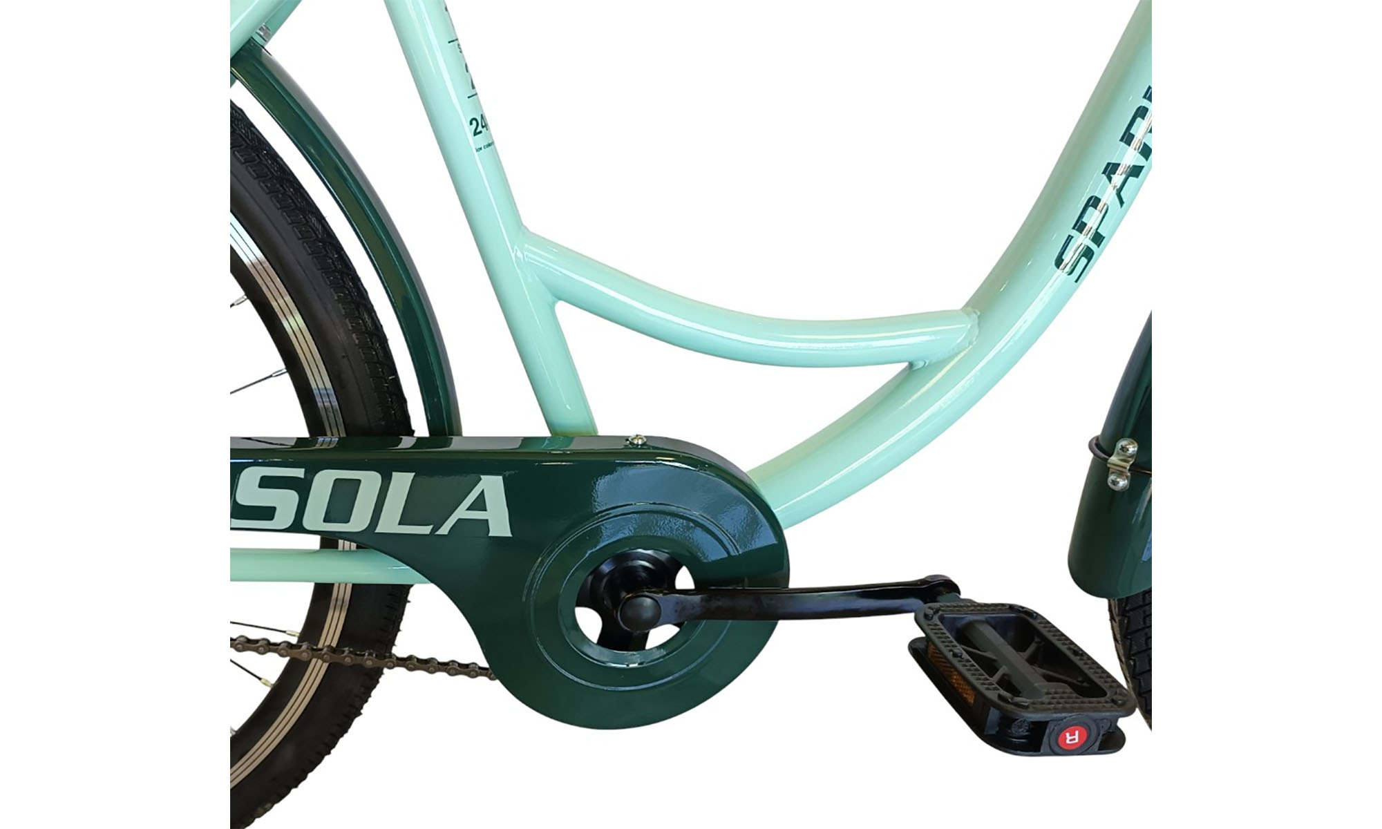 Велосипед SPARK CITY SOLA 26", размер M, рама - 17", год 2026, мятный 2