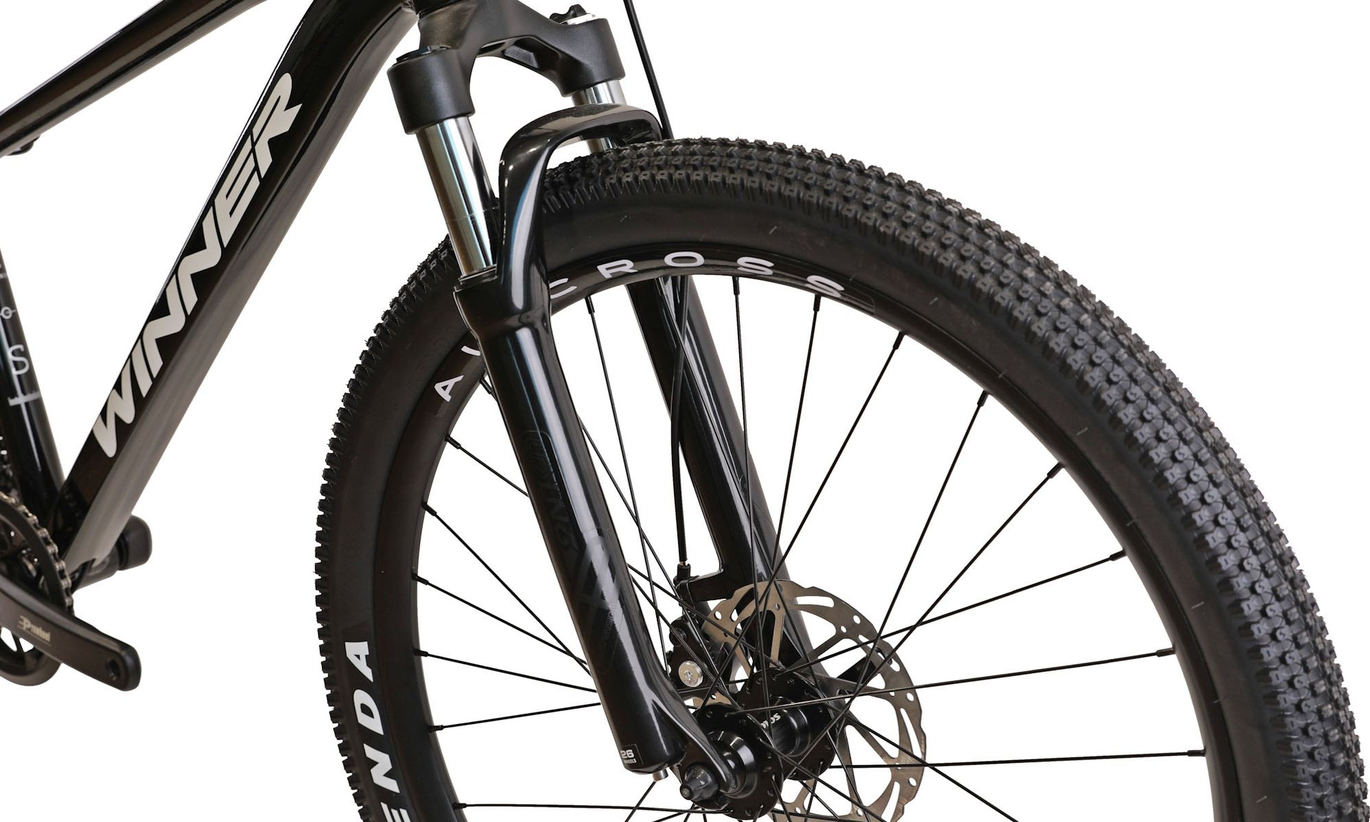 Велосипед WINNER SOLID-FX 26" розмір S, рама 15", 2025, Чорний 5 Велосипед WINNER SOLID-FX 26" розмір S, рама 15", 2025, Чорний 5