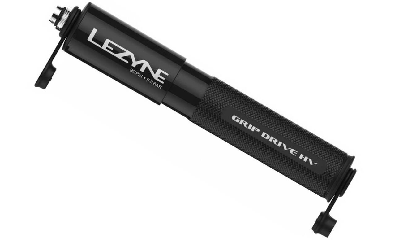 Ручний насос LEZYNE GRIP DRIVE HV - Розмір S Чорний 90psi 