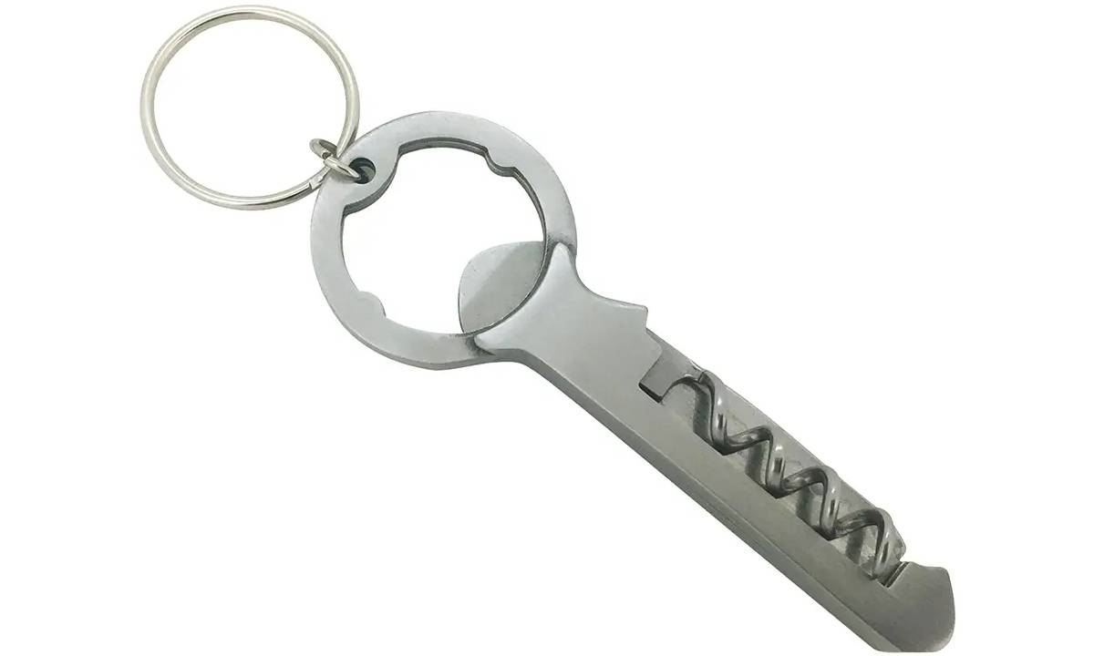 Брелок-нож-штопор Munkees 3456 SS Corkscrew steel 2
